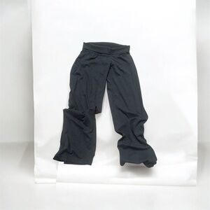 Nike Black Flare Pants – Size S, Hidden Zipper Pocket, Stretch Fit, Pre-Owned